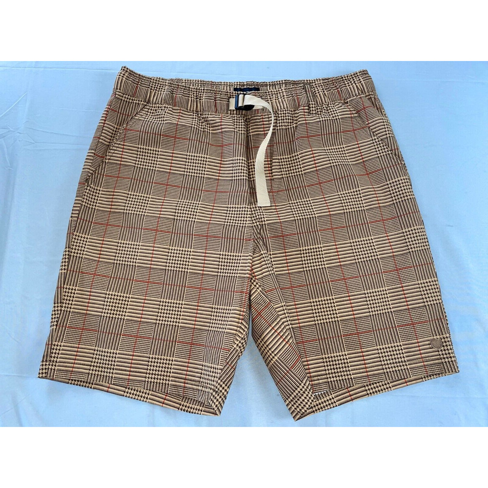 Brixton Belted Pull On Stretch Nylon Hybrid Chino Swim Shorts. Men's M, MINT!!